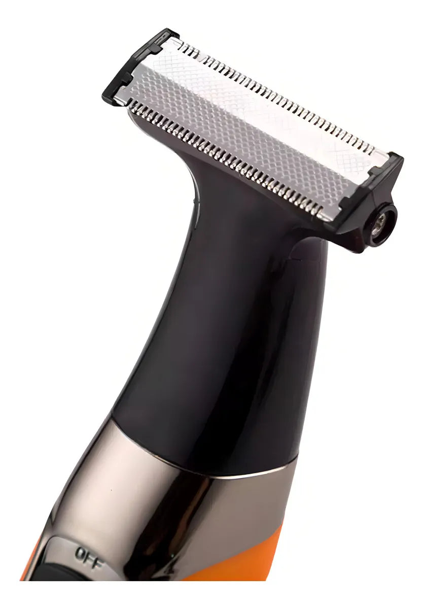 Barbeador Elétrico Prova D'água Kemei Azul