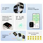 Smartwatch Xiaomi Redmi Watch 5 Lite – GPS Integrado, Tela AMOLED 1.96" e Bateria de até 18 Dias | Global (Preto)