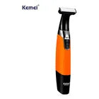 Barbeador Elétrico Prova D'água Kemei Azul