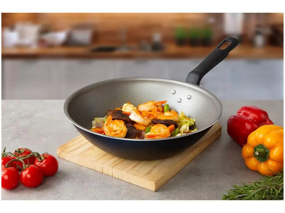 Panela Wok Tramontina de Alumínio Antiaderente